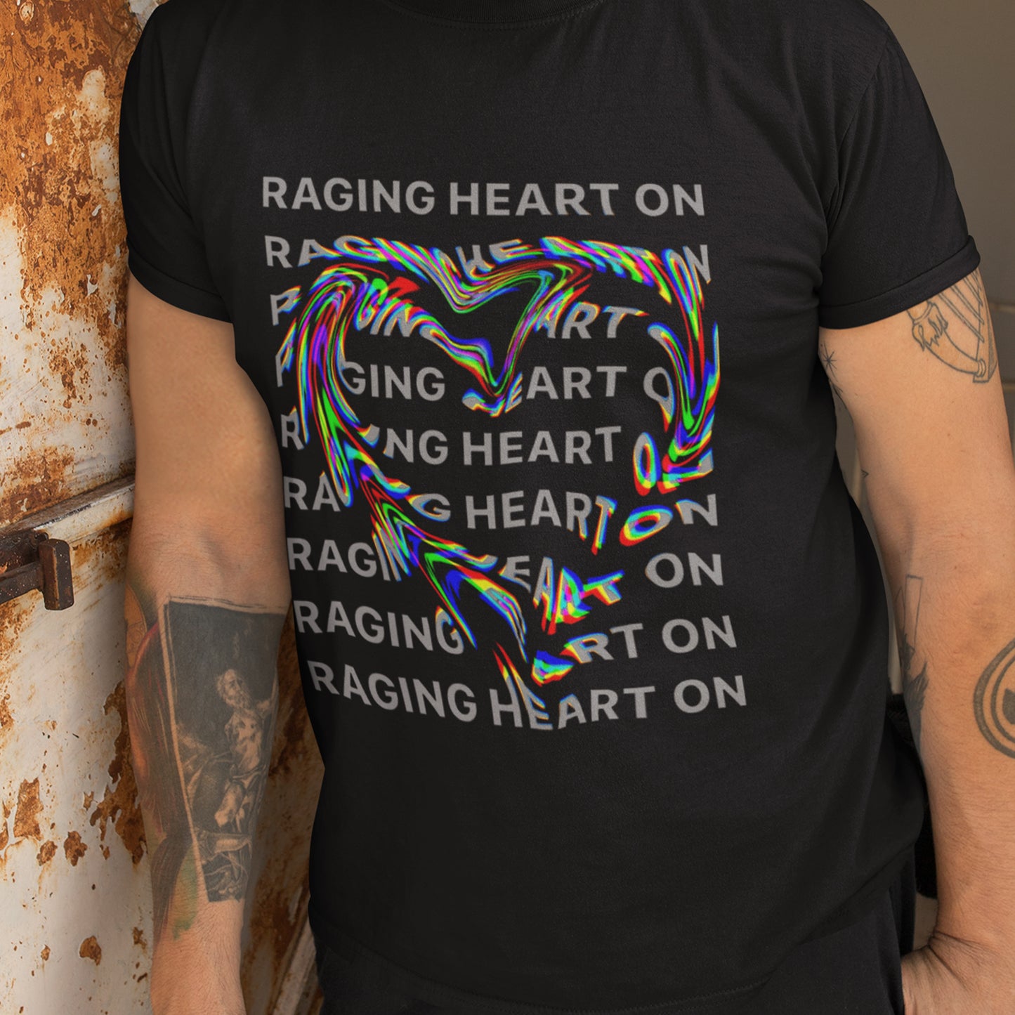 Raging Heart On Tee